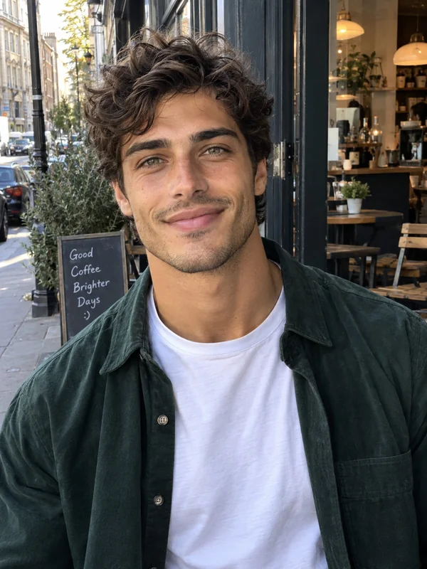 Leo, a fictional adult AI man